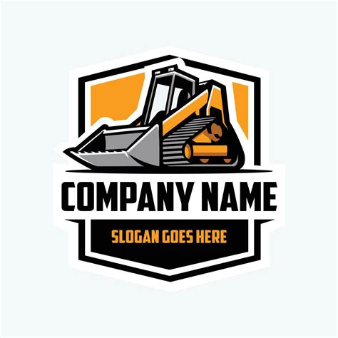 company logo on skid steer|skid steer business logo.